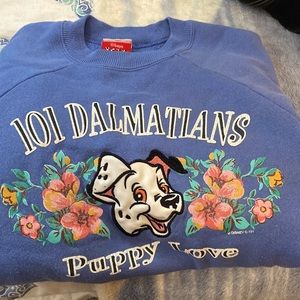 101 Dalmatians Puppy Love crew neck🩷